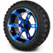 Lakeside Buggies MODZ 14" Ambush Blue and Black Wheels & Off-Road Tires Combo- G1-5400-MBB OFF-ROAD OPTION Modz Tire & Wheel Combos