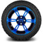 Lakeside Buggies MODZ 14" Ambush Blue and Black Wheels & Off-Road Tires Combo- G1-5400-MBB OFF-ROAD OPTION Modz Tire & Wheel Combos