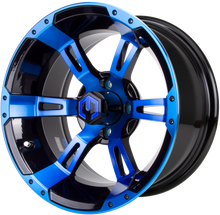 Lakeside Buggies MODZ Ambush Blue & Black 14" Golf Cart Wheel- G1-5400-MBB Modz Wheels