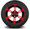 Lakeside Buggies MODZ 14" Ambush Red and Black Wheels & Off-Road Tires Combo- G1-5400-MBR OFF-ROAD OPTION Modz Tire & Wheel Combos