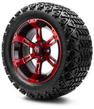 Lakeside Buggies MODZ 14" Ambush Red and Black Wheels & Off-Road Tires Combo- G1-5400-MBR OFF-ROAD OPTION Modz Tire & Wheel Combos