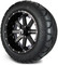 Lakeside Buggies MODZ 14" Assault Glossy Black with Ball Mill Wheels & Street Tires Combo- G1-5401-BB STREET OPTION Modz Tire & Wheel Combos