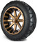 Lakeside Buggies MODZ 14" Assault Matte Bronze Wheels & Street Tires Combo- G1-5401-BRZ STREET OPTION Modz Tire & Wheel Combos