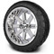 Lakeside Buggies MODZ 14" Assault Chrome Wheels & Street Tires Combo- G1-5401-CM STREET OPTION Modz Tire & Wheel Combos