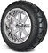 Lakeside Buggies MODZ 14" Assault Chrome Wheels & Street Tires Combo- G1-5401-CM STREET OPTION Modz Tire & Wheel Combos