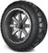 Lakeside Buggies MODZ 14" Assault Matte Gunmetal Wheels & Street Tires Combo- G1-5401-GM STREET OPTION Modz Tire & Wheel Combos