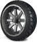 Lakeside Buggies MODZ 14" Assault Matte Gunmetal Wheels & Street Tires Combo- G1-5401-GM STREET OPTION Modz Tire & Wheel Combos