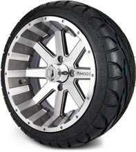 Lakeside Buggies MODZ® 14" Assault Machined Gunmetal Wheels & Street Tires Combo- MACHINED GUNMETAL Modz Tire & Wheel Combos