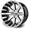 Lakeside Buggies MODZ Assault Machine & Black 14" Golf Cart Wheel- G1-5401-MB Modz Wheels