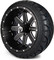 Lakeside Buggies MODZ 14" Assault Matte Black with Ball Mill Wheels & Street Tires Combo- G1-5401-MTB STREET OPTION Modz Tire & Wheel Combos