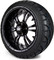 Lakeside Buggies MODZ 14" Vampire Glossy Black Wheels & Street Tires Combo- G1-5402-GB STREET OPTION Modz Tire & Wheel Combos