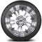 Lakeside Buggies MODZ 14" Vampire Gunmetal Wheels & Street Tires Combo- G1-5402-GM STREET OPTION Modz Tire & Wheel Combos