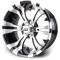 Lakeside Buggies MODZ Vampire Machine & Black 14" Golf Cart Wheel- G1-5402-MB Modz Wheels