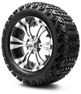 Lakeside Buggies MODZ 14" Vampire Machined Black Wheels & Off-Road Tires Combo- G1-5402-MB OFF-ROAD OPTION Modz Tire & Wheel Combos