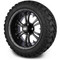 Lakeside Buggies MODZ 14" Vampire Matte Black Wheels & Off-Road Tires Combo- G1-5402-MTB OFF-ROAD OPTION Modz Tire & Wheel Combos