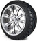 Lakeside Buggies MODZ 14" Tempest Gunmetal Wheels & Street Tires Combo- G1-5403-GM STREET OPTION Modz Tire & Wheel Combos