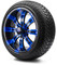 Lakeside Buggies MODZ 14" Tempest Blue and Black Wheels & Street Tires Combo- G1-5403-MBB STREET OPTION Modz Tire & Wheel Combos