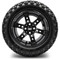 Lakeside Buggies MODZ 14" Reef Glossy Black Wheels & Off-Road Tires Combo- G1-5409-GB OFF-ROAD OPTION Modz Tire & Wheel Combos