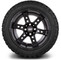 Lakeside Buggies MODZ 14" Reef Matte Black Wheels & Off-Road Tires Combo- G1-5409-MTB OFF-ROAD OPTION Modz Tire & Wheel Combos