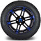 Lakeside Buggies MODZ 14" Aftershock Blue and Black Wheels & Street Tires Combo- G1-5410-MBB STREET OPTION Modz Tire & Wheel Combos