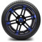 Lakeside Buggies MODZ 14" Aftershock Blue and Black Wheels & Street Tires Combo- G1-5410-MBB STREET OPTION Modz Tire & Wheel Combos