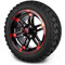 Lakeside Buggies MODZ 14" Aftershock Red and Black Wheels & Off-Road Tires Combo- G1-5410-MBR OFF-ROAD OPTION Modz Tire & Wheel Combos