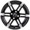 Lakeside Buggies MODZ Aftershock Machine & Black 14" Golf Cart Wheel- G1-5410-MB Modz Wheels