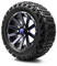 Lakeside Buggies MODZ 14" Mauler Glossy Black and Blue with Ball Mill Wheels & Off-Road Tires Combo- G1-5412-BBB OFF-ROAD OPTION Modz Tire & Wheel Combos