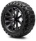 Lakeside Buggies MODZ 14" Mauler Glossy Black with Ball Mill Wheels & Off-Road Tires Combo- G1-5412-BB OFF-ROAD OPTION Modz Tire & Wheel Combos