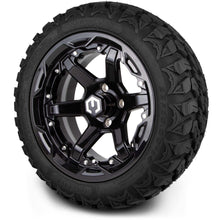 Lakeside Buggies MODZ® 14" Gladiator Glossy Black Wheels with Spikes and Off-Road Tires Combo- GLOSSY BLACK Modz Tire & Wheel Combos