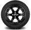 Lakeside Buggies MODZ 14" Gladiator Glossy Black Wheels and Off-Road Tires Combo- G1-5413-GB OFF-ROAD OPTION Modz Tire & Wheel Combos