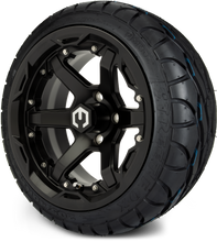 Lakeside Buggies MODZ® 14" Gladiator Matte Black Wheels with Spikes and Street Tires Combo- MATTE BLACK Modz Tire & Wheel Combos