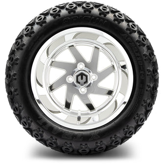 Lakeside Buggies MODZ® 14" Mayhem Chrome Wheels & Off-Road Tires Combo- CHROME Modz Tire & Wheel Combos