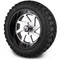 Lakeside Buggies MODZ 14" Fury Machined Black Wheels & Off-Road Tires Combo- G1-5414-MB OFF-ROAD OPTION Modz Tire & Wheel Combos