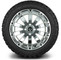 Lakeside Buggies MODZ 14" Bomber Chrome Wheels & Off-Road Tires Combo- G1-5415-CM OFF-ROAD OPTION Modz Tire & Wheel Combos