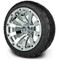 Lakeside Buggies MODZ 14" Bomber Chrome Wheels & Street Tires Combo- G1-5415-CM STREET OPTION Modz Tire & Wheel Combos