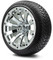 Lakeside Buggies MODZ 14" Bomber Chrome Wheels & Street Tires Combo- G1-5415-CM STREET OPTION Modz Tire & Wheel Combos