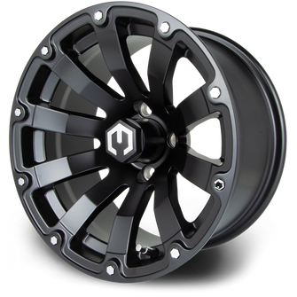 Lakeside Buggies MODZ Bomber Matte Black 14" Golf Cart Wheel- G1-5415-MTB Modz Wheels