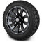 Lakeside Buggies MODZ 14" Bomber Matte Black Wheels & Off-Road Tires Combo- G1-5415-MTB OFF-ROAD OPTION Modz Tire & Wheel Combos