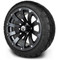 Lakeside Buggies MODZ 14" Bomber Matte Black Wheels & Street Tires Combo- G1-5415-MTB STREET OPTION Modz Tire & Wheel Combos