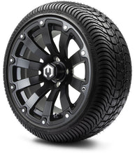 Lakeside Buggies MODZ 14" Bomber Matte Black Wheels & Street Tires Combo- G1-5415-MTB STREET OPTION Modz Tire & Wheel Combos