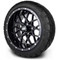 Lakeside Buggies MODZ 14" Vortex Glossy Black Wheels & Street Tires Combo- G1-5416-GB STREET OPTION Modz Tire & Wheel Combos