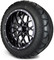 Lakeside Buggies MODZ 14" Vortex Glossy Black Wheels & Street Tires Combo- G1-5416-GB STREET OPTION Modz Tire & Wheel Combos