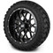 Lakeside Buggies MODZ 14" Vortex Matte Black Wheels & Off-Road Tires Combo- G1-5416-MTB OFF-ROAD OPTION Modz Tire & Wheel Combos