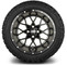 Lakeside Buggies MODZ 14" Vortex Matte Black Wheels & Off-Road Tires Combo- G1-5416-MTB OFF-ROAD OPTION Modz Tire & Wheel Combos