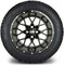 Lakeside Buggies MODZ 14" Vortex Matte Black Wheels & Street Tires Combo- G1-5416-MTB STREET OPTION Modz Tire & Wheel Combos