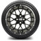 Lakeside Buggies MODZ 14" Vortex Matte Black Wheels & Street Tires Combo- G1-5416-MTB STREET OPTION Modz Tire & Wheel Combos