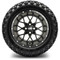 Lakeside Buggies MODZ 14" Vortex Matte Black Wheels & Off-Road Tires Combo- G1-5416-MTB OFF-ROAD OPTION Modz Tire & Wheel Combos