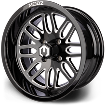 Lakeside Buggies MODZ Mayhem Glossy Black 14" Golf Cart Wheel- G1-5417-BB Modz Wheels