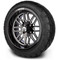 Lakeside Buggies MODZ 14" Mayhem Glossy Black with Ball Mill Wheels & Street Tires Combo- G1-5417-BB STREET OPTION Modz Tire & Wheel Combos